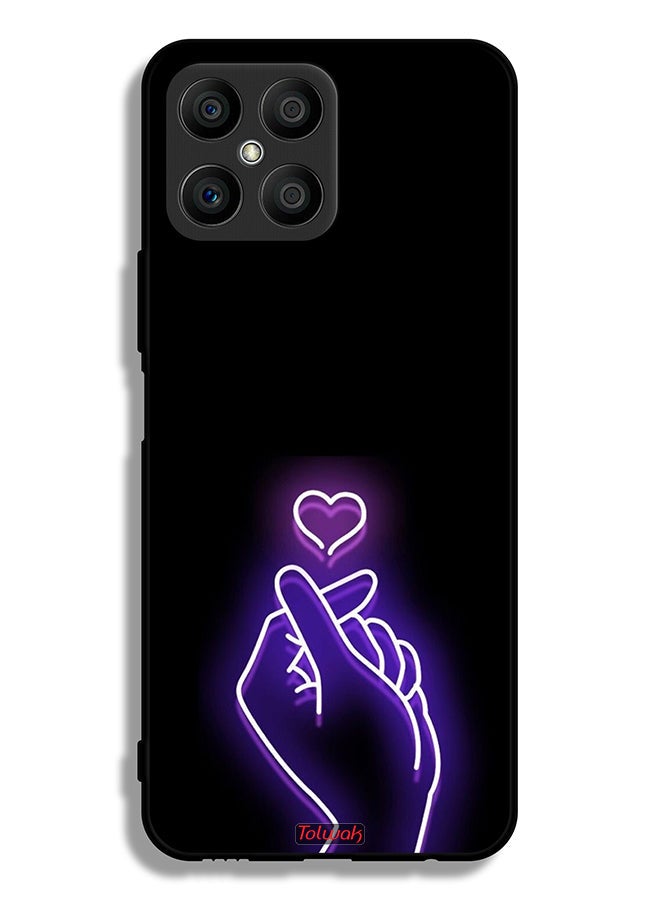 Tolwak Honor X8 4G Protective Case Cover Snap Small Heart - Image 2