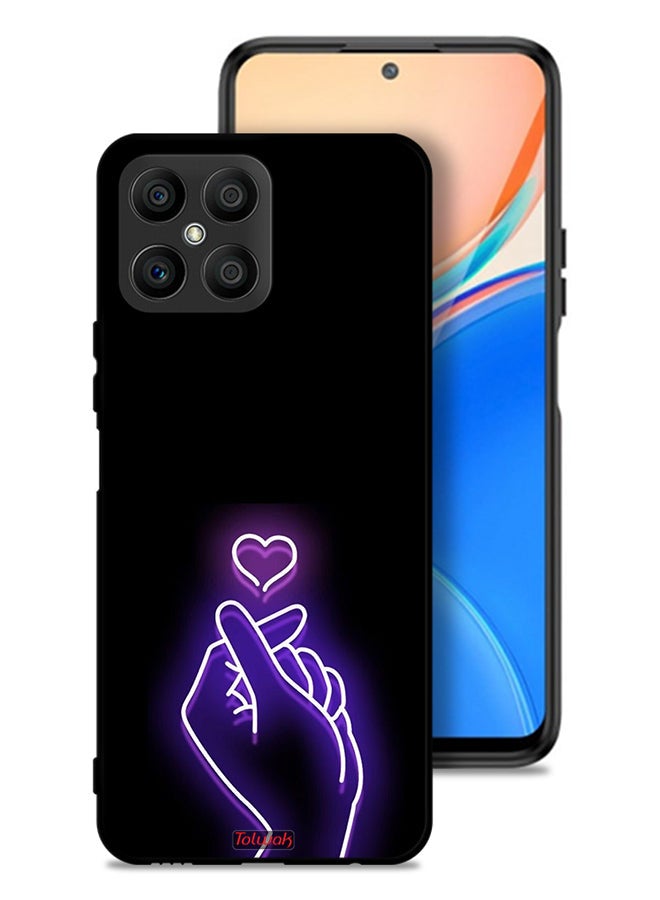 Tolwak Honor X8 4G Protective Case Cover Snap Small Heart - Image 1