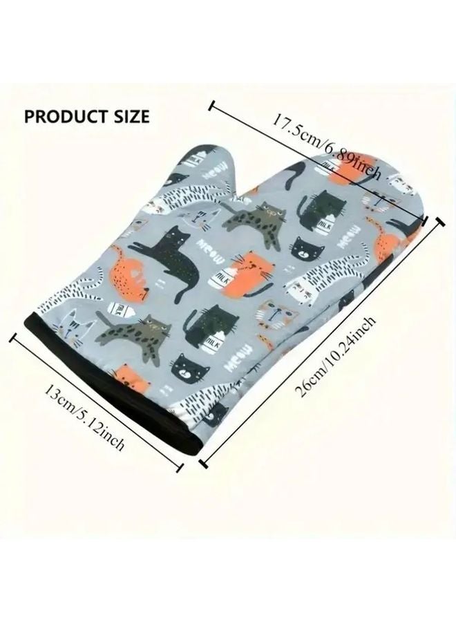 قفازات C7 موديل كات مقاومة للانزلاق والحرارة للخَبز والشواء والاستخدام في المطبخ - Image 2