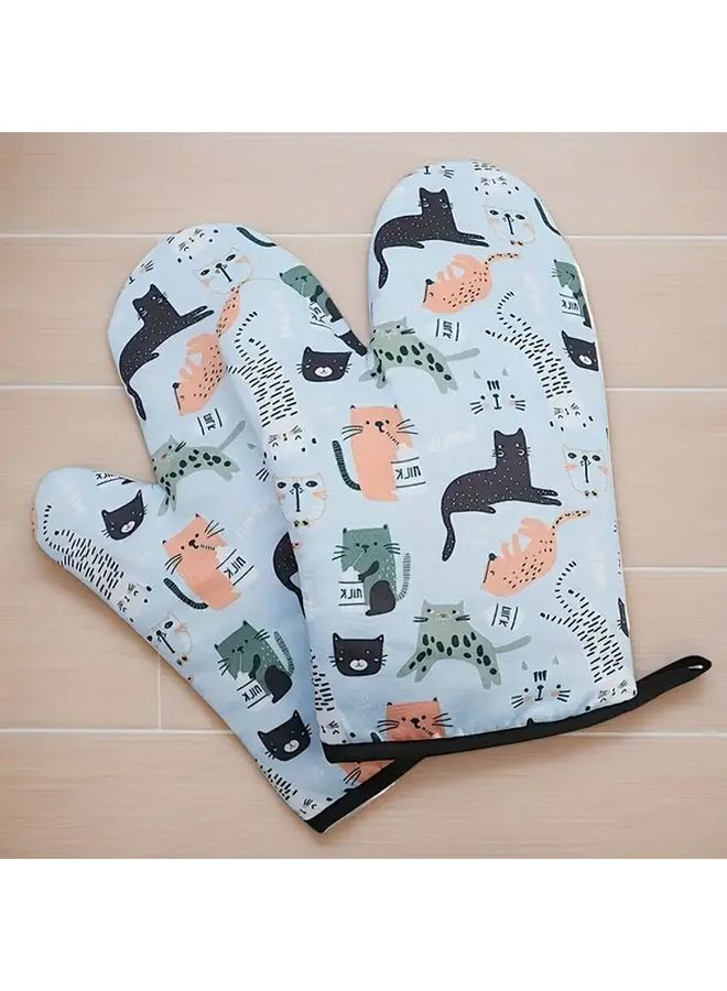 قفازات C7 موديل كات مقاومة للانزلاق والحرارة للخَبز والشواء والاستخدام في المطبخ - Image 1