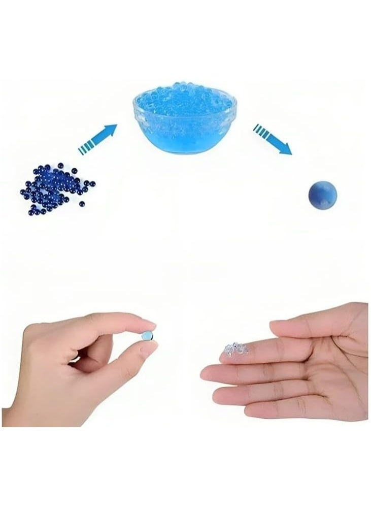 حبات جل للتحكم في الرطوبة وأدوات تشكيل الحبات – 5 عبوات تحتوي على 500 حبة لكل منها، حجم 7-8 مم - Image 2