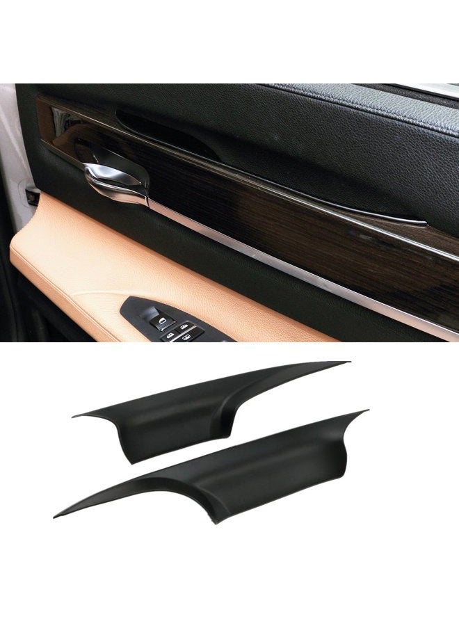Jaronx Compatible with BMW 7 Series Door Pull Handle Covers,Left Front and Right Front F01/F02 Door Handle Cover 7 Series Door Panel Trim (Compatible with BMW 730 740 750 760 F01/F02 2008-2014) - Image 1
