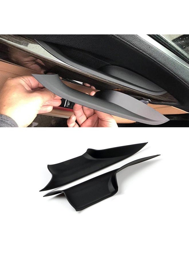 Jaronx Compatible with BMW 7 Series Door Pull Handle Covers,Left Front and Right Front F01/F02 Door Handle Cover 7 Series Door Panel Trim (Compatible with BMW 730 740 750 760 F01/F02 2008-2014) - Image 2
