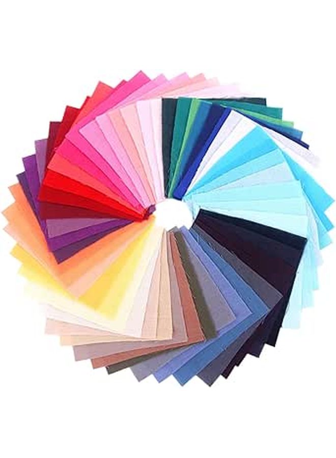 Gatuida 50Pcs Cotton Patchwork Fabric Squares Handmade Cloth for Sewing Quilting - Image 1