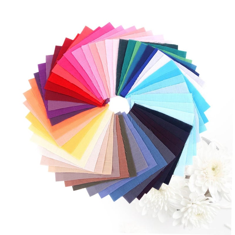 Gatuida 50Pcs Cotton Patchwork Fabric Squares Handmade Cloth for Sewing Quilting - Image 5