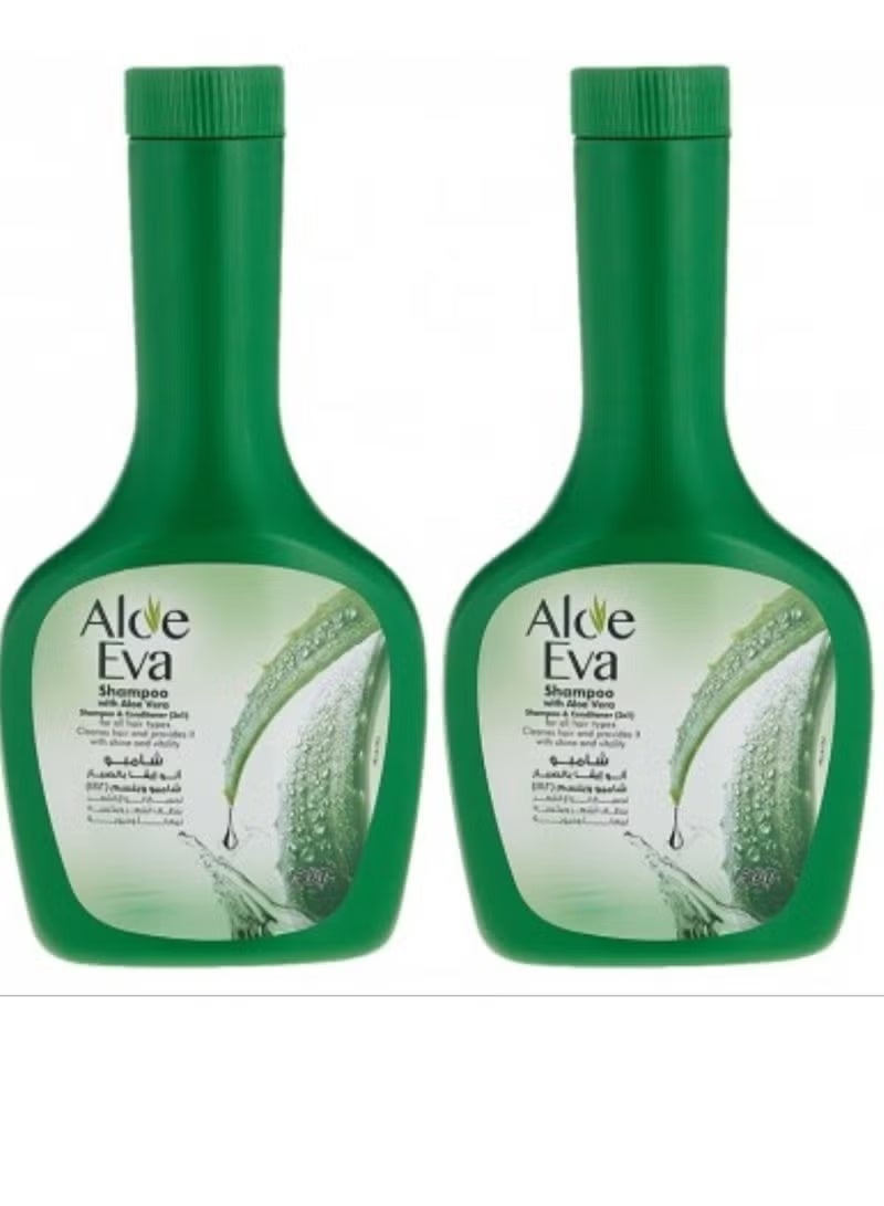 Aloe Eva Aloe Eva 2 Pieces Aloe Eva Shampoo 320ML - Image 2