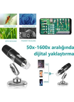 BUSHMAN 1600X Wifi Digital Microscope Wireless Digital Microscope For Android Ios iPhone iPad Devices  - Image 2