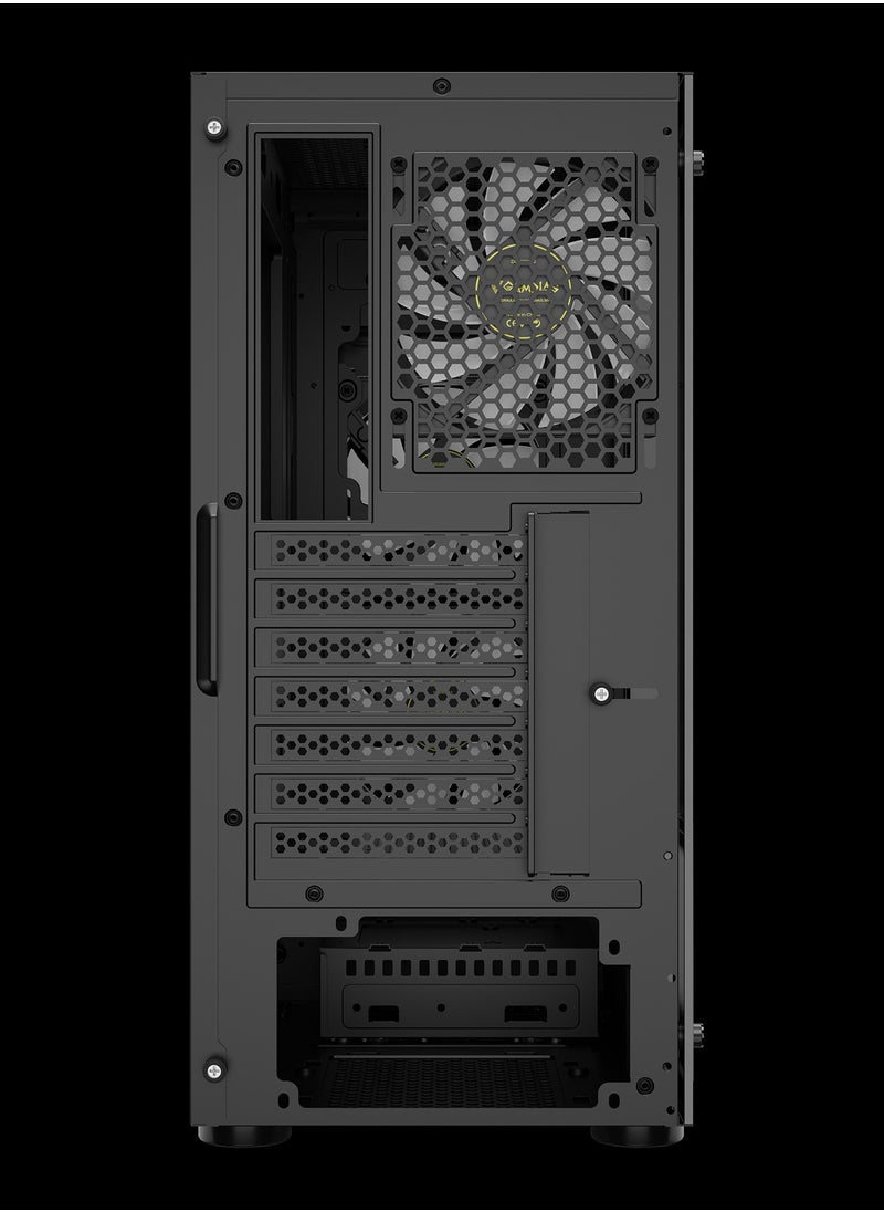 GAMDIAS - AURA GC5 ARGB DIGITAL DISPLAY MESH ARGB MID-TOWER CASE - Image 1