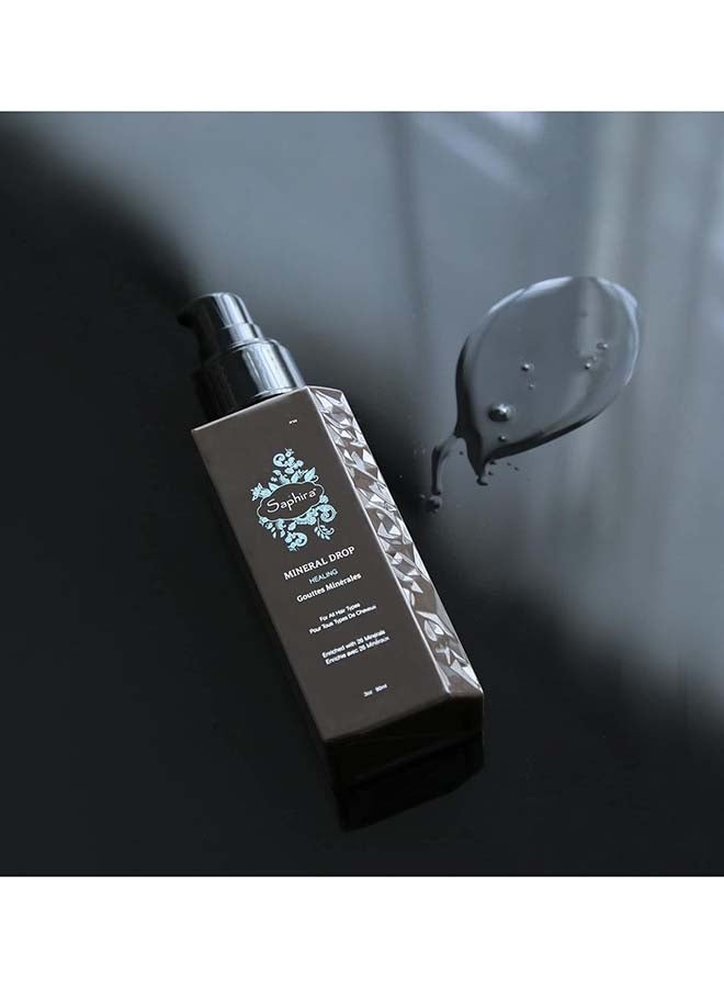 سافيرا سيروم الشعر بقطرة معدنية لنمو الشعر، التحكم في التجعد، تنعيم، الشفاء والتصفيف، 90 مل - Image 2