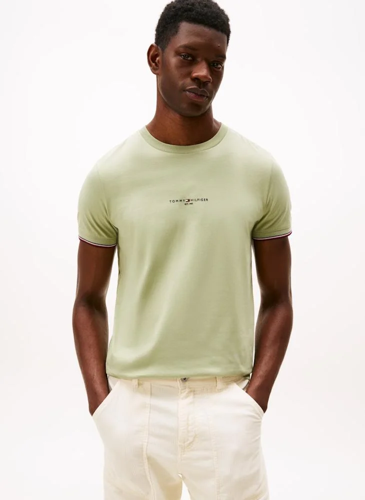 TOMMY HILFIGER Slim Jersey Tipped T-Shirt