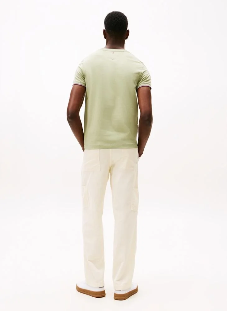 TOMMY HILFIGER Slim Jersey Tipped T-Shirt