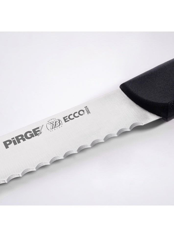 PiRGE Bread Knife Pro Serrated 17,5 cm Black - Image 5