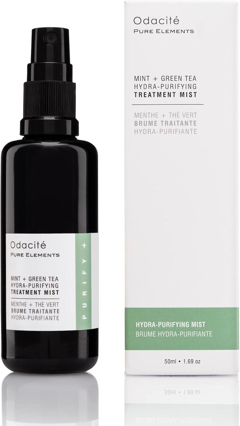 Pure Elements by Odacite Skincare Mint Green Tea HydraPurifying Treatment Mist 50ml