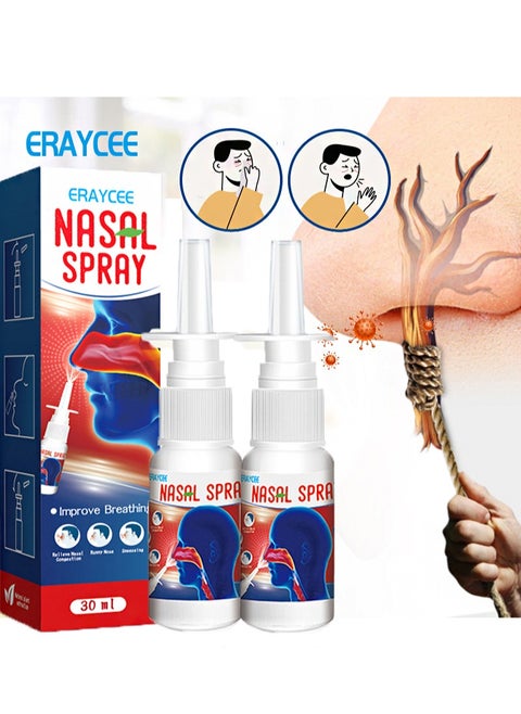 2 Pieces Of Nasal Spray，Nasal Cleansing Solution, Relieve Nasal Congestion And Nasal Discomfort
