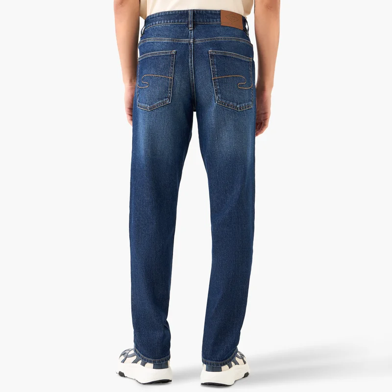 Lee Cooper Lee Cooper Slim Fit Jeans with Button Closure and Pockets