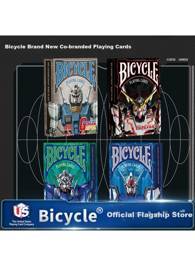 Bicycle Gundam Model Poker Hand Unicorn Assault Freedom Seed Card 1 Set - Image 3