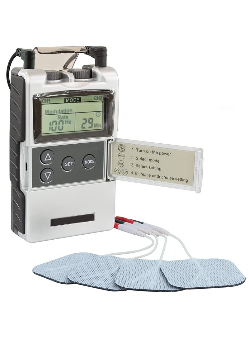 tens أداة تدليك كهربائية هوم مريدين منخفضة التردد بأبرة، جهاز العلاج الطبيعي بالنبضات الإلكترونية - Image 2