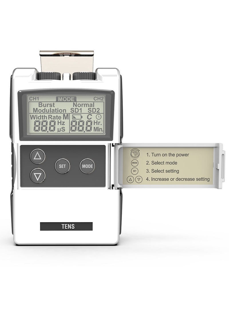 tens أداة تدليك كهربائية هوم مريدين منخفضة التردد بأبرة، جهاز العلاج الطبيعي بالنبضات الإلكترونية - Image 3