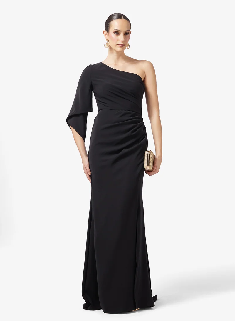 Namshi x  One Shoulder Draped Evening Gown for Women | Best Price UAE
