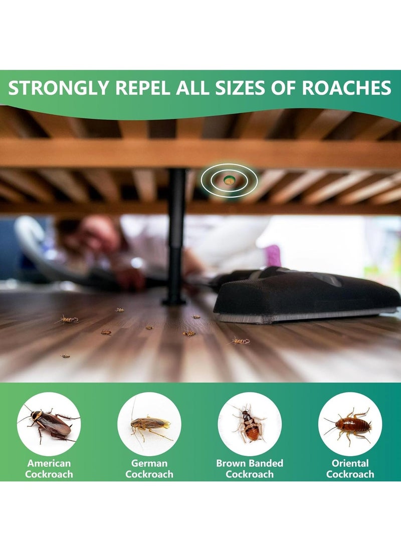 Generic NALACAL Roach Bait Stations, Natural Cockroach Repellent, Roach Traps Indoor/Outdoor Use, Roach Killer Indoor Infestation for Small & Large Roaches, Non-Toxic, Long Lasting Protection (24PCS)  - Image 2