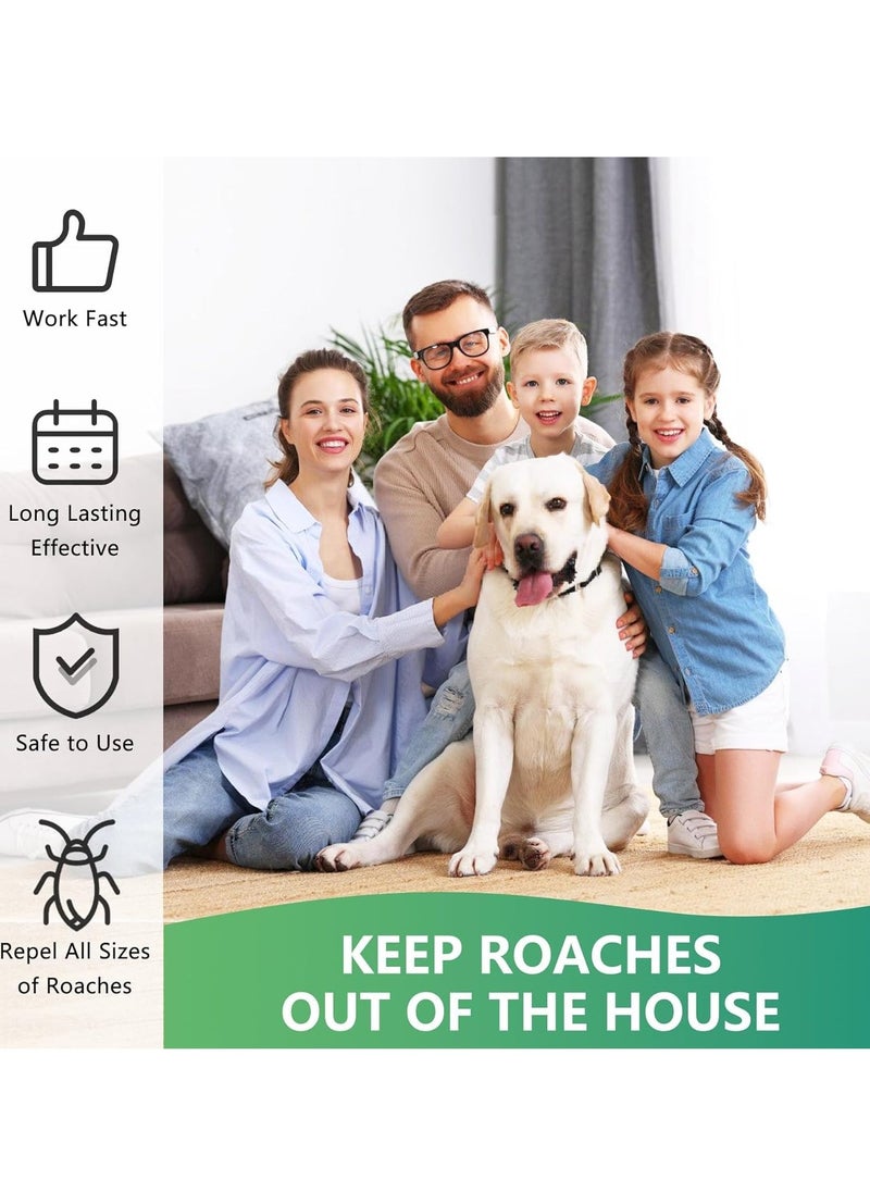 Generic NALACAL Roach Bait Stations, Natural Cockroach Repellent, Roach Traps Indoor/Outdoor Use, Roach Killer Indoor Infestation for Small & Large Roaches, Non-Toxic, Long Lasting Protection (24PCS)  - Image 3