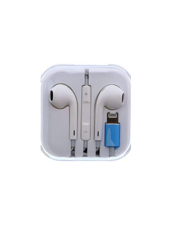 سماعات أذن مع موصل لايتينغ باللون الأبيض - Image 2