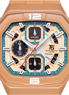 T5 T5 Mens Chronograph Silicone Strap Watch  - Image 3
