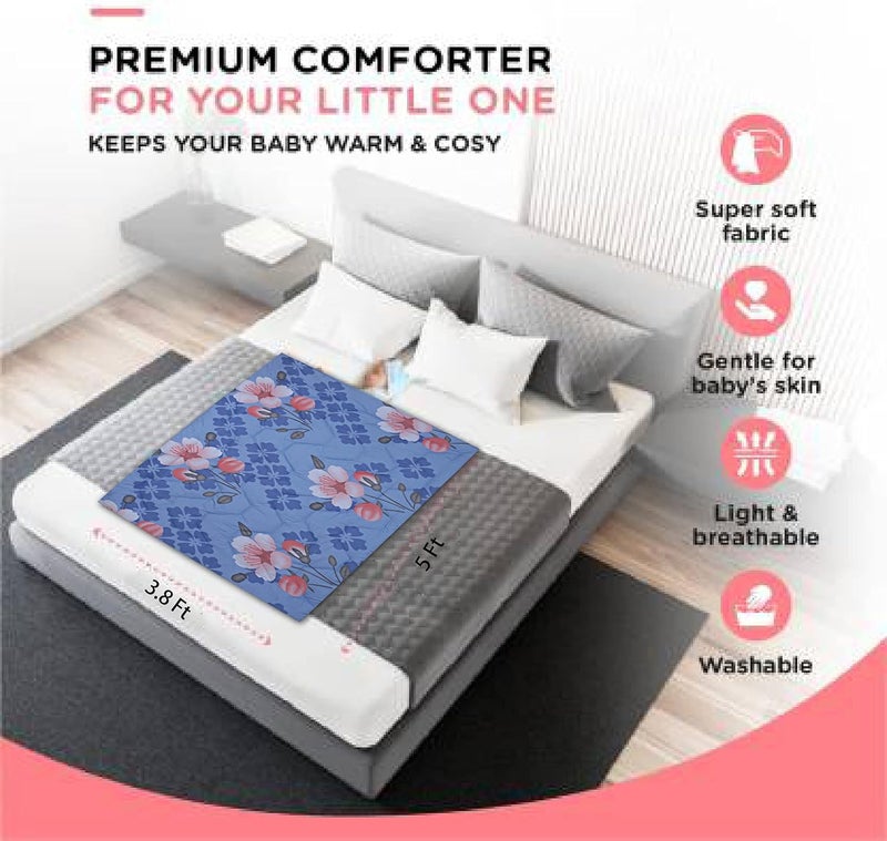 KEA Microfiber All Weather Printed Baby Comforter250 GSM Size 45X59 InchKids Comforter - Image 5