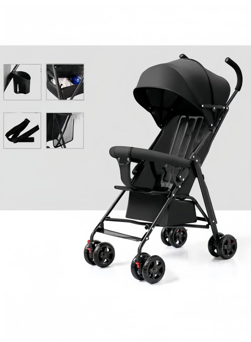 Ultra Lightweight Travel Stroller Foldable Pram Infant Stroller 3.6kg Cabin Pram Umbrella Stroller - Image 2