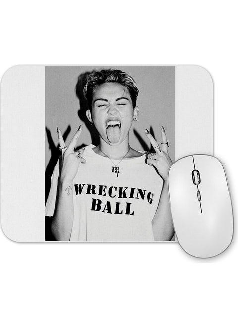 Print Shop Miley Cyrus Wrecking Ball Mouse Pad