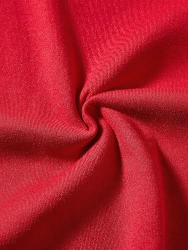 SXV STYLE SXV Casual Minimalist Heart Print Couple Red Hoodie, Loose Fit Thick Valentine Day Sweatshirt for Women, Valentine's Day (in, Alpha, L, Regular, Red-Girl) - Image 5