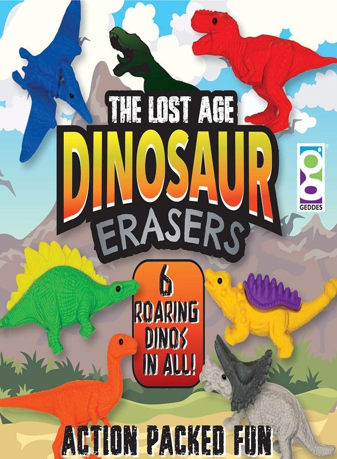 Geddes Raymond Geddes The Lost Age Eraser Dinosaurs (Pack of 24) - Image 4
