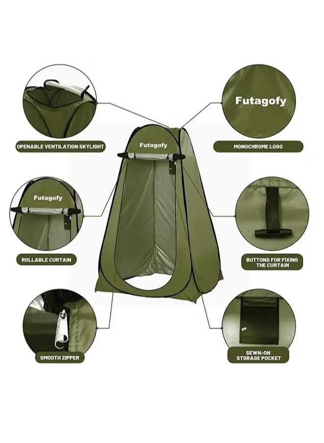 Snooe Portable Rainproof Sunscreen Camping Tent Change Clothes Shower Size: 120*120*190cm  - Image 4