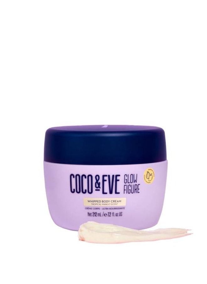 COCO & EVE - Coco & Eve Glow Figure Whipped Body Cream Tropical Mango Scent  212ml - Image 1