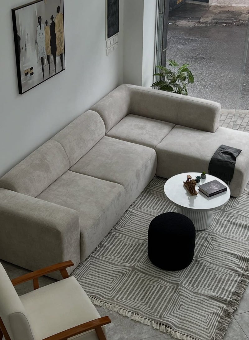 أذر مانيوفاكتشرر كنب زاوية بجلسة مريحة ذات طابع عصري جديد - Image 2