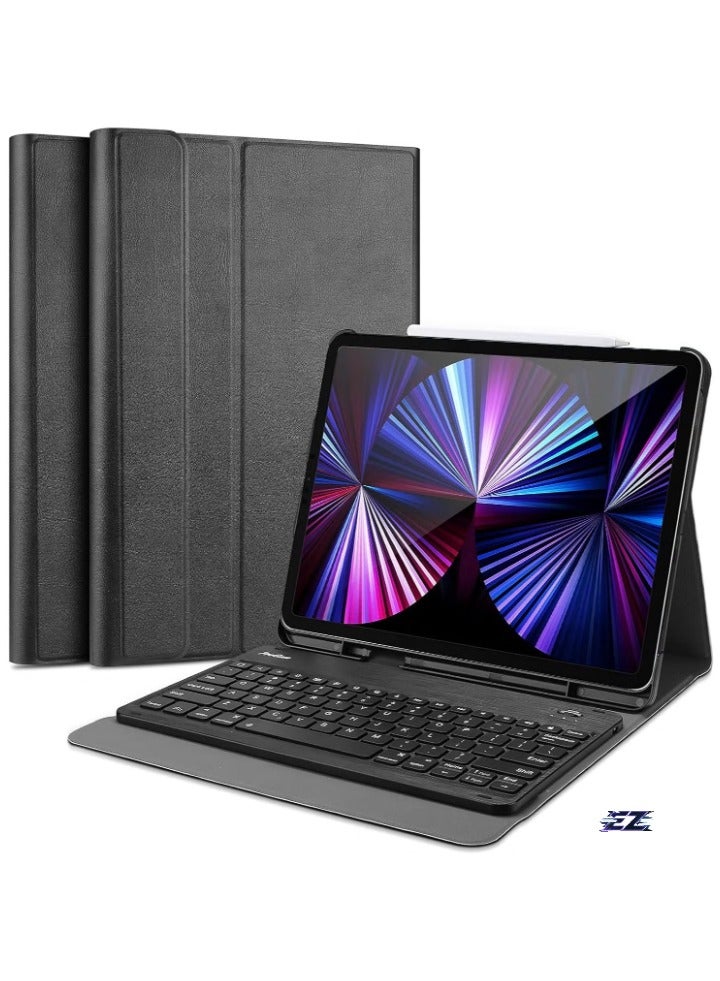ELTRAZONE Keyboard Case for iPad 10.2 9th Gen 2021, 8th Gen 2020, 7th Gen 2019 – Wireless Magnetically Detachable Keyboard, Stand Folio Case, Auto Sleep/Wake Feature, Full Protection - Image 1