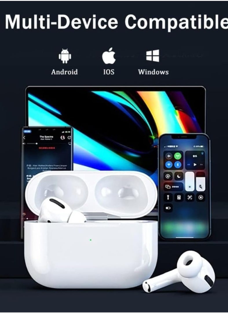 Yezler Branded High-Fidelity Sound Bluetooth Earphone Pro - Noise Cancelling Headset, Strong Bass, Smart Connection, Original Design, Comfortable Fit, 150mAh Charging Case, 5-6 Hours Continuous Use, 60 Days Standby, 1-Hour Fast Charging  - Image 3