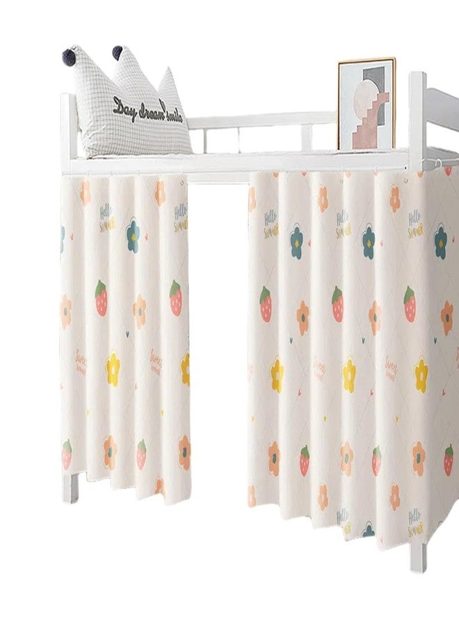 Ibluelover Bottom Home Dorm Bed Curtains Students Blackout Single Bed Cloth Canopy Privacy Underbed Curtains Dustproof Bunk Bedding Tent Curtains - Image 2