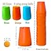 RAINBOW TOYFROG 3in1 Cup Stacking Set Toddler to Young Kids Quick Stacking Cups Game Montessori Stackable Cups to Develop HandEye Coordination Motor Skills and Creative Play Stack Cups and Ball Game Ages 3 - Image 4