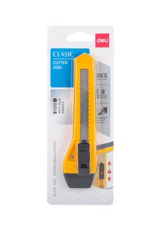 Deli Deli Cutter Knife - 8 Snap-Off SK5 Steel Blades, Assorted, E2061  - Image 3