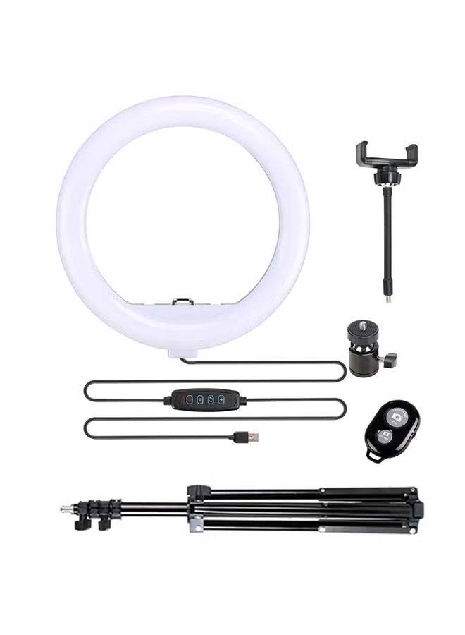 Ring Light With Photography Stand And Remote Control Black - Image 4