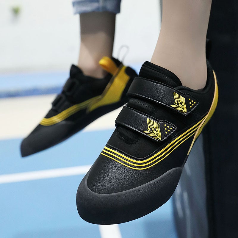 Rock climbing shoes Children's men's and women's bouldering shoes outdoor school Velcro entry indoor training shoes Sports Climbing Speed - Image 4
