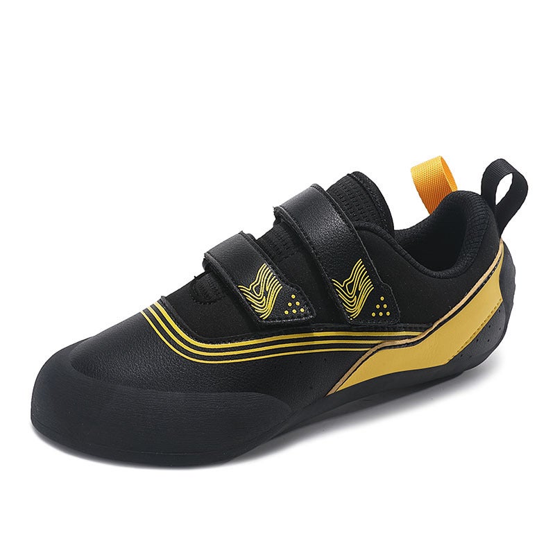 Rock climbing shoes Children's men's and women's bouldering shoes outdoor school Velcro entry indoor training shoes Sports Climbing Speed - Image 1