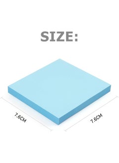 CHU DAI 3 Pads Sticky Notes, Self-Sticky Note Pads Multi Colors, School Supplies Office Products, Writing Memo for Holiday Shop, Teacher Appreciation Xmas Gift and Daily Life Organization  - Image 5