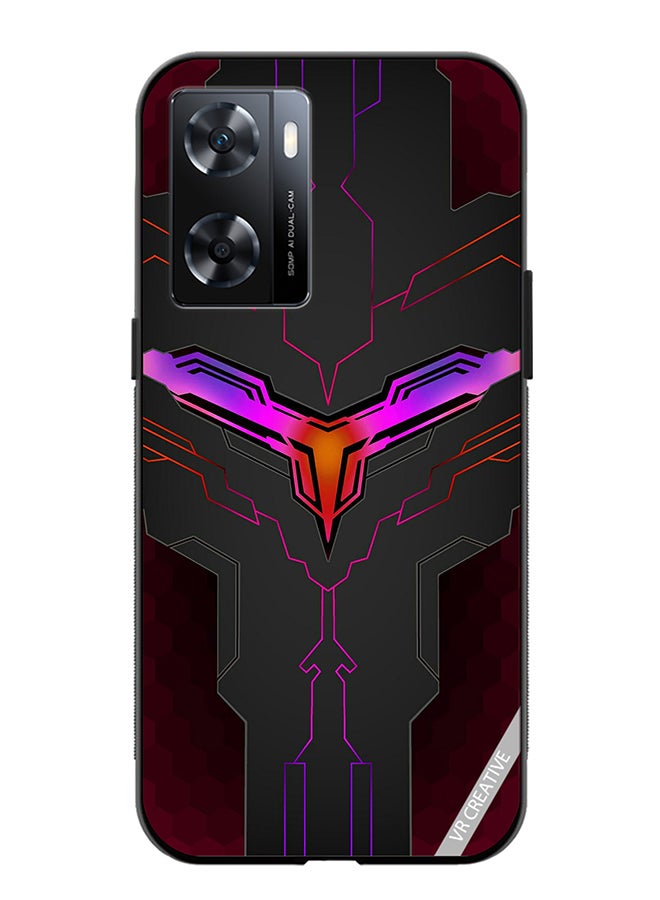 VR CREATIVE Protective Case Cover For Oppo A57/A77s Gaming Ax Design  Multicolour - Image 1