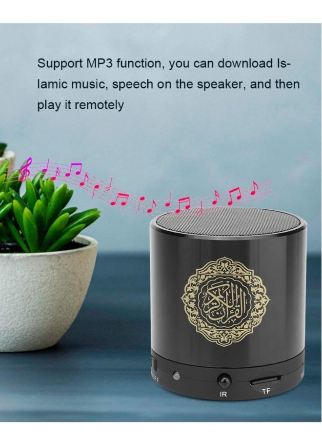 DUSALA Quran Speaker SQ200 Remote Control Bluetooth Quran Speaker Portable Bluetooth Quran Speaker MP3 Player 8GB TF FM Quran Quran Translator USB Rechargeable Speaker Makkah hajj Gifts - Image 3