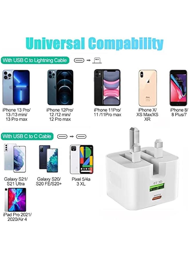 general 120W Fast Charging Power Adapter for Xiaomi Mi 12/13T, Mi 9T Pro, Poco, Black Shark 5, Mi 13/12T/11T/10T Pro, Note 11 Pro 5G  More (White) - Image 5