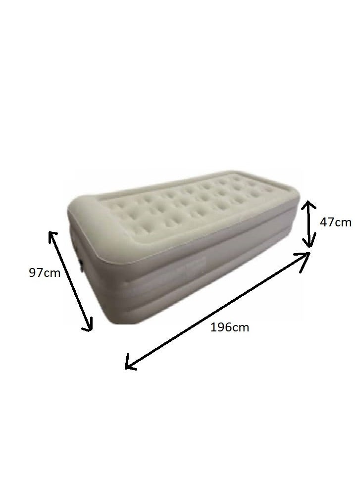 avenli Inflatable High Raised Air Mattress with Built-in Electric Pump.196cm*97cm*47cm(77"*38"*18.5") - Image 2