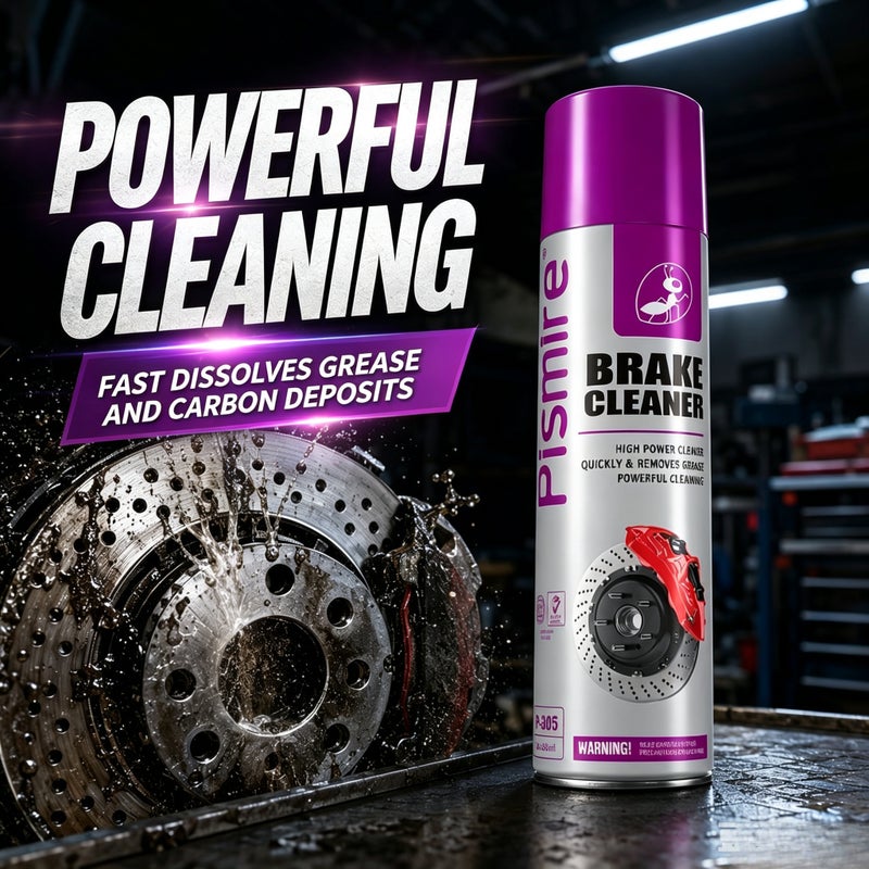 Brake Cleaner 650ml Automotive Brake Disc Pad Degreaser Wheel Hub Dust Cleaner - Image 2