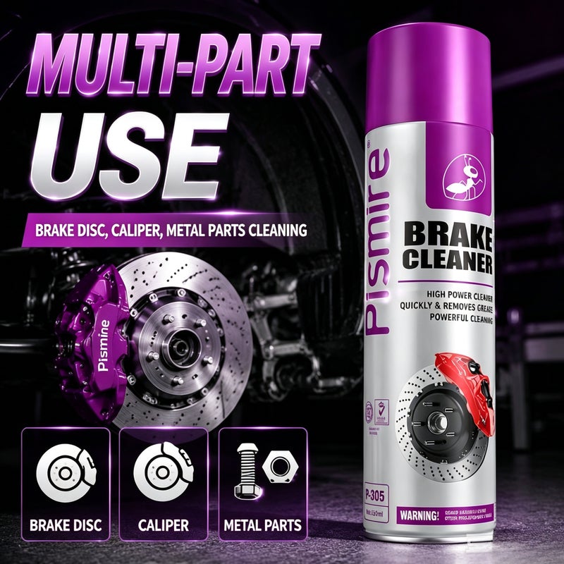 Brake Cleaner 650ml Automotive Brake Disc Pad Degreaser Wheel Hub Dust Cleaner - Image 4